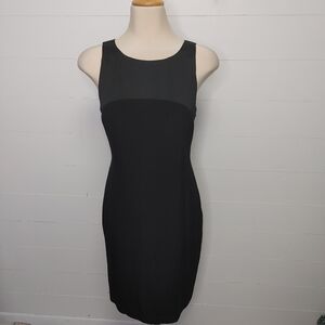 Cassis black silk sheath dress size 2